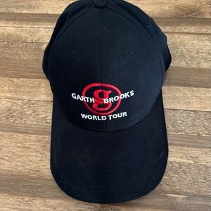Garth Brooks World Tour Black Cap